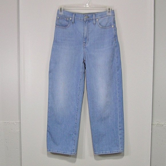 Madewell Wide Leg Crop Jeans - Picture 2 of 12